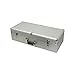 SRA Cases Aluminum Hard Case with Foam Insert, Silver, 26.5 x 11.7 x 7.5 Inches
