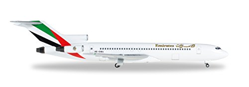 He526968 herpa wings emirates 727-200 1:500 model airplane