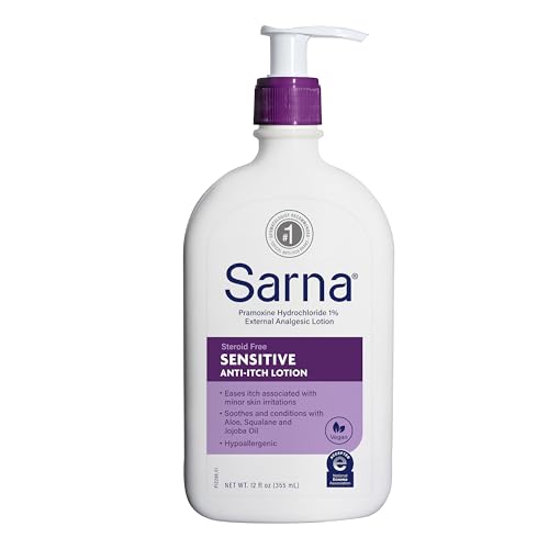 Sarna Sensitive Anti-Itch Lotion, Steroid-Free, Fragrance-Free... 31g2+LRa2pL