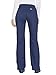 Cherokee Women Scrubs Pant Workwear Core Stretch Mid Rise Straight Leg Drawstring WW130, S, Navy