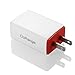 OoRange Travel Wall Charger Adapter with 2 Nylon Braided Micro USB Cables, 3 Foot