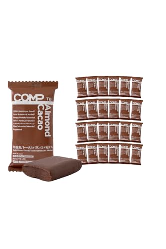 COMP Block TB Almond Cacao(v.1.0 624g 24本1箱) バランス栄養食 トータルバランスドモデル 完全食 チョコレートパウダー ココア 高たんぱく質 必須アミノ酸 必須脂肪酸 食物繊維 ビタミン ミネラル ポリフェノール商品画像
