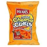 Herr's Baked Cheese Curls 1 Oz. (Pack of 42)