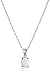 Amazon Collection Sterling Silver Opal Pendant Necklace, 18