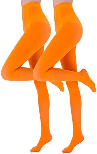 Women's 80D Semi Opaque Solid Color Soft Footed Pantyhose Tights 1/2/6Pack