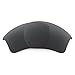 Revant Replacement Lenses for Oakley Half Jacket 2.0 XL sunglasses, UV Protection, Anti-Scratch and Impact Resistant, Non-Polarized Stealth Black