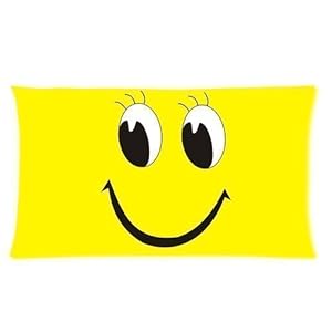 Amazon.com: Smiley Face Cute Smile Yellow Custom Rectangle