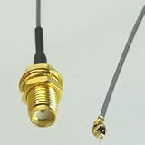 2pcs IPEX U.fl/IPEX to SMA Female (hole) Pigtail 10cm for Mini PCIe Wifi MHF1 MHFI (Hirose U.FL 0.81mm)