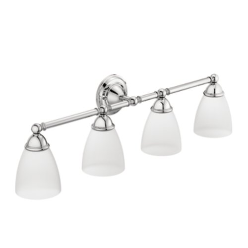 Moen yb2264ch brantford bath lighting, chrome
