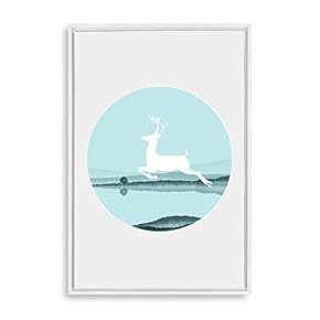 Framed Circular Pattern Home Artwork for Living Room Bedroom