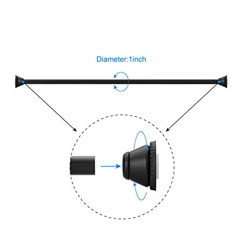 2 Amazer+Spring+Tension+Curtain+Rust+Resistance