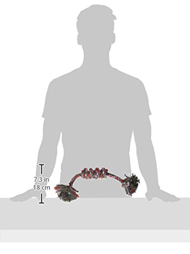 Flossy Chews Assorted Color Monkey Fist Bar, Large, 18-Inch