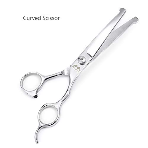 iSeaFly Dog Grooming Kit, Safety Round Tip, Heavy Duty Stainless Steel, 5 in 1 Cat Dog Grooming Scissors Set, Best Pet… - Image 5