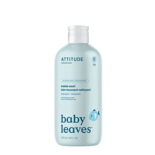 ATTITUDE Bubble Wash for Baby and Kids, EWG Verified Hypoallergenic