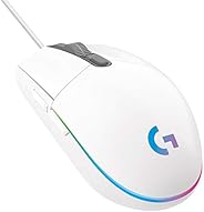 Mouse Gamer Logitech G203 LIGHTSYNC RGB, Efeito de Ondas de Cores, 6 Botões Programáveis e Até 8.000 DPI - Bra