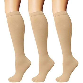 3/5 Pairs Compression Socks Women & Men - Best Medical,Nursing,Hiking,Travel & Flight Socks-Running & Fitness