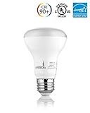 BR20 LED Bulb, Hyperikon, 8W (50W equivalent), 3000K (Soft White Glow), CRI 90+, Wide Flood Light Bulb, 120° Beam Angle, Medium Base (E26), Dimmable, UL-Listed