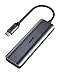 RCA USB C Hub, Type C Adapter with 4 USB 3.0 Ports, Aluminum USB C Hub for Type C Laptops and Other USB Type C Devices