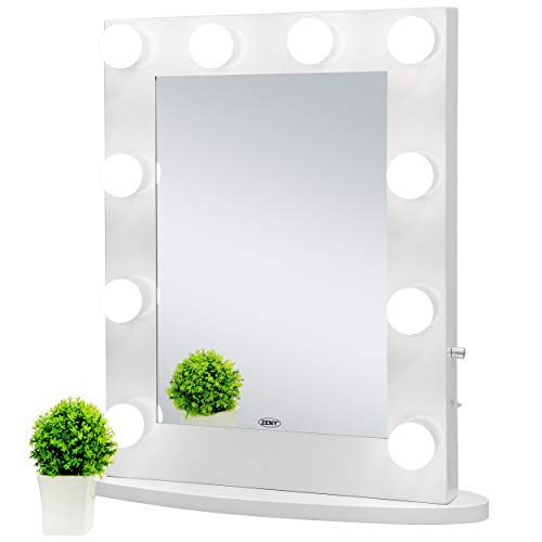 ZENY Hollywood Makeup Vanity Mirror with Light, Wall Mounted Lighting