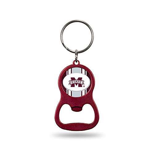 Rico Industries NCAA Mississippi State Bulldogs Maroon Metal Keychain - Beverag…