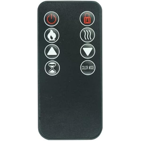 Amazon.com: Replacement Remote Control Suitable for Homedex HDX-14001 3D Electric  Fireplace Heater : Home u0026 Kitchen