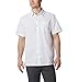 Columbia Mens Slack Tide Short Sleeve Camp Shirt, White, X-Large