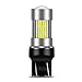 Alla Lighting T20 7440 7443 LED Light Bulbs Super Bright 4014 54-SMD 6000K Xenon White 12V W21W 7441 7442 7444 for Back-up Reverse Turn Signal Brake Stop Tail Light Replacement
