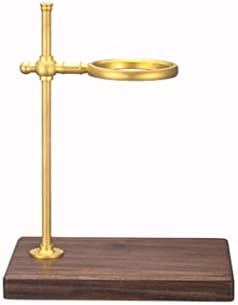 COKFEB Coffee filter Wood Base Hand Coffee Filter Holder Adjustable Cup Holder Hand Coffee Filter Dripper Pot Rack Holder Stand Coffee Accessory,Spade solid wood