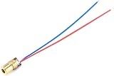 10pcs 650nm 5mW Red Laser Dot Module DC 5V Copper Head Diode 6mm view 1