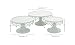 Deco 79 96998 Metal Cup Cake Stands (Set of 3), 8