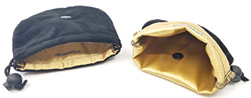 CASEBUDi Soft Watch Travel Case | 2 Pack | Black