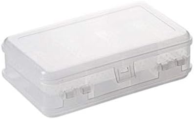 Hakazhi Inc Jewelry Boxes - Ransparent Jewelry Display Box Necklace Casket Ring Container Jewelry Organizer Plastic Exquisite Makeup Storage (15x9x4.5cm,White)