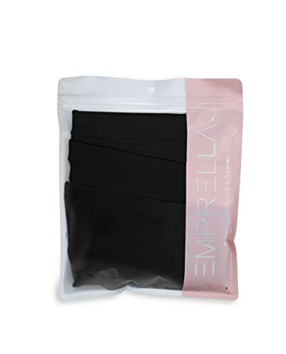 Emprella Bike Shorts Women, 2-Pack Spandex Biker Short for Yoga Gym Biking or Slip Shorts Black