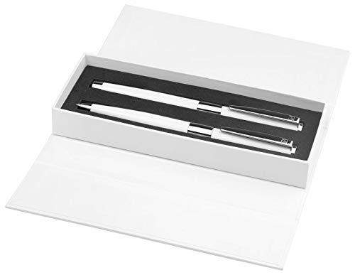 Senator Image White Line S-066267104508 Writing Set Rollerball Pen and Ballpoint Pen Blue/White