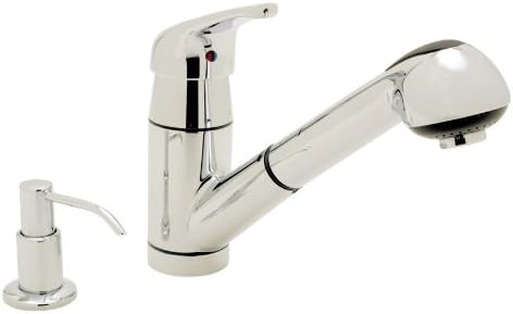 Ambassador Marine Universal Collection Pull-Out Galley Faucet with Soap Dispenser
