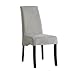 Stanton Upholstery Side Chairs, Grey and Black (Set of 2)
