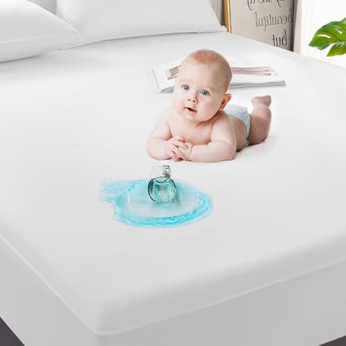 GRT 100% Waterproof Mattress Protector Cal King