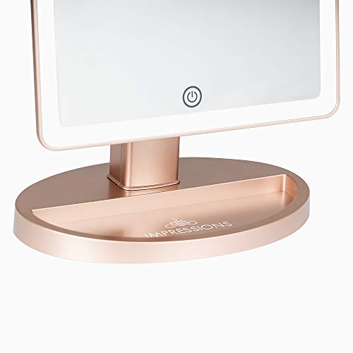 Impressions Touch Ultra Makeup Mirror with Dimmable LED Lights, Vanity