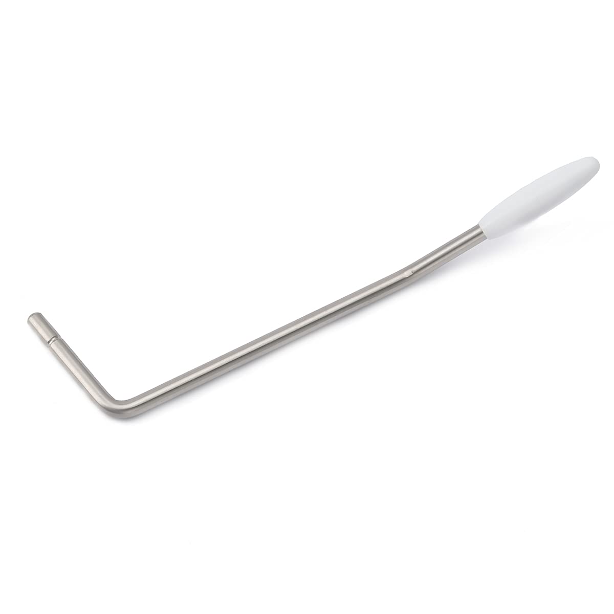 Musiclily Ultra 5mm Push-in Style Stainless Steel Tremolo Arm Whammy Bar Vibrato Arm for China Made Wilkinson M Series Tremolo Bridge, Original Color With White Tip