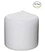 Royal Imports Pillar Candles White Unscented Premium Wax, 30 Hours Burning for Wedding, Spa, Party, Birthday, Holiday, Bath, Home Decor - 3