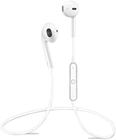 Bluetooth Headphones,HAMAN-Wireless Headphones V4.1 Stereo Earphones Noise Cancelling Earbuds Sports Sweatproof Headset with Mic for iPhone X 8 7 Plus Samsung Galaxy S7 S8 and Android Phones (white)