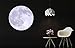 Moon Wall Decal - Bedroom Wall Stickers - Removable Wallpaper - Moon Wall Mural Vinyl Art Decor Sticker (24