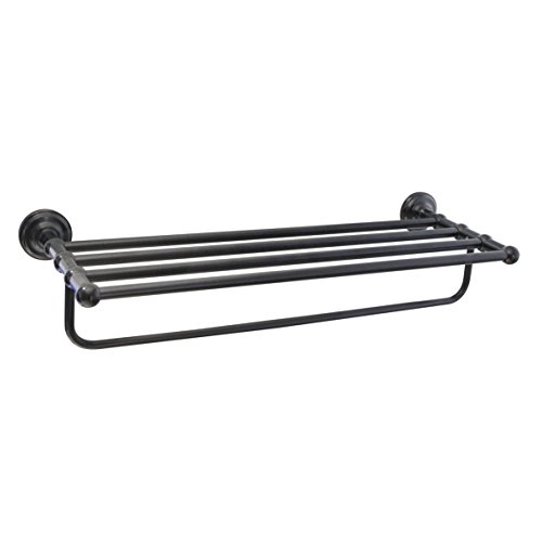 MODONA 24” Wall Mounted Towel Rack – Rubbed Bronze – Viola Series