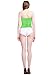 LemonGirl Women's Mesh Lingerie Fishnet Babydoll Mini Dress Free Size Green
