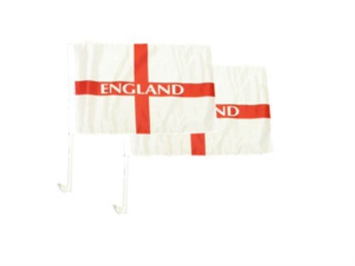 England St George Car Flags - 2 pack