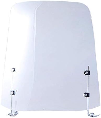 Tomation Universal Windshield for Motorcycles/Electric Vehicles - Shatterproof Windproof Coldproof - Highly Transparent PC Plate