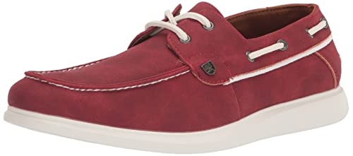 Stacy Adams Reid Boat Shoe Red 7 M