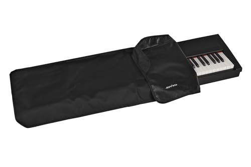 Gewa Keyboard Cover Economy, Keyboard Cover (Practical Strap Edging, Made of Robust Nylon, Dimensions: 133 x 40 x 6 cm), Black