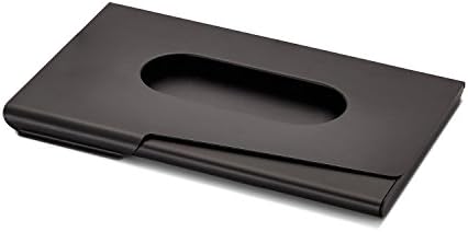 Pennline Thumb Sliding Business Card Holder - Matte Black
