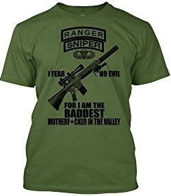 Ranger T-Shirt US Army Sniper SUA Sponte T-Shirt by Goliath74